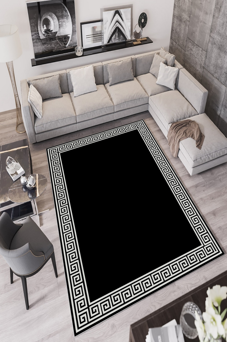 212HFT2971 160 x 230 cm W895 Carpet - Black
