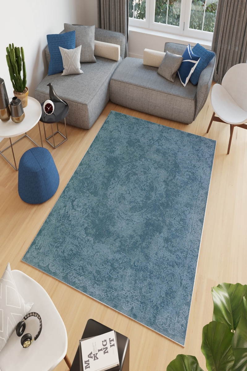 212HFT3137 60 x 100 cm W903 Carpet - Blue