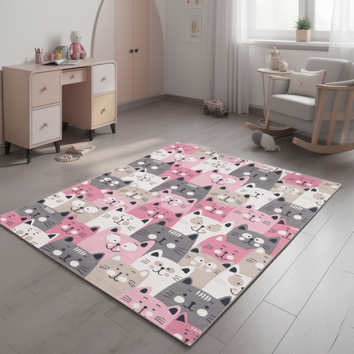 213HFT1229 80 x 120 cm W1015 Carpet - Multi Color