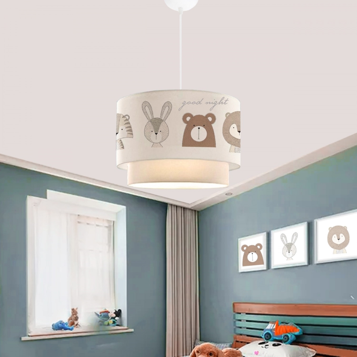780SGN4662 4.65 x 27.56 x 4.65 in. AYD-2995 Chandelier - Multi Color