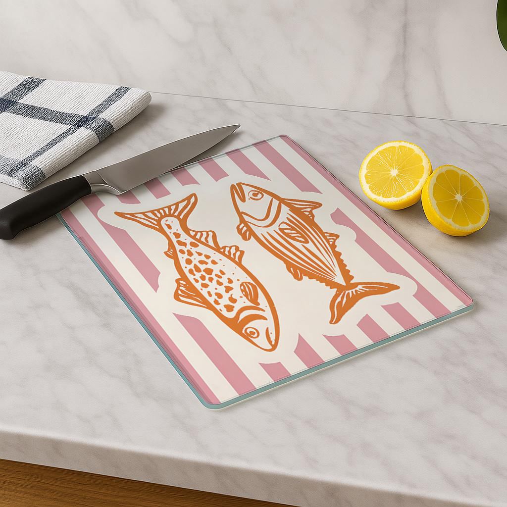 729BNT1126 20 x 30 cm KES-00027 Cutting Board - Multi Color