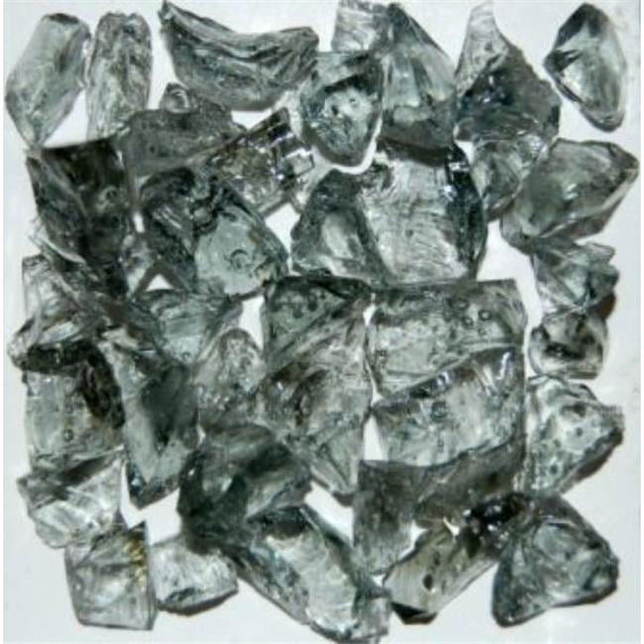 Recycled Chunky Glass, Gray - Size 1 - 0.13-0.25 in. - 10 lbs