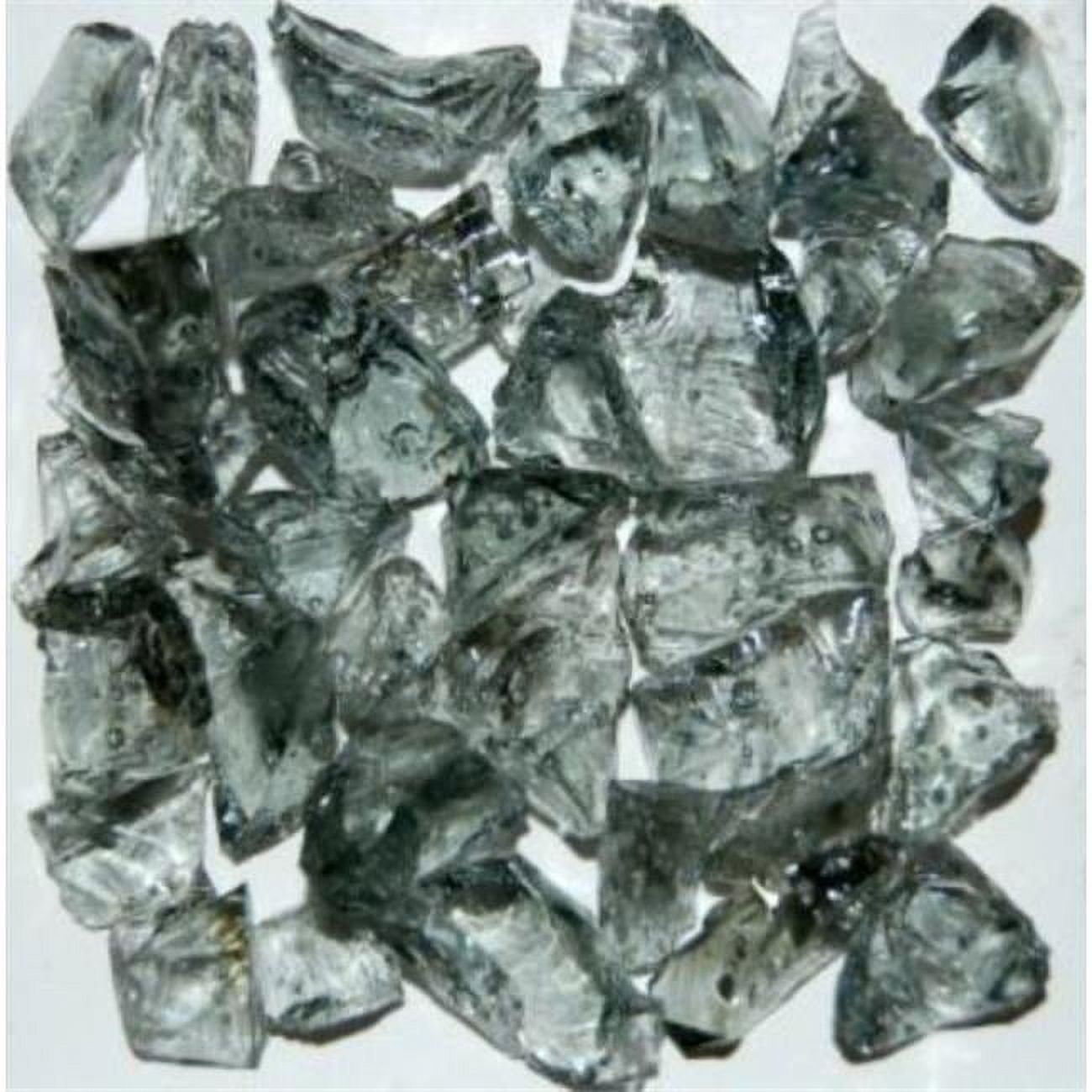 Recycled Chunky Glass, Gray - Small - 0.25-0.5 in. - 10 lbs