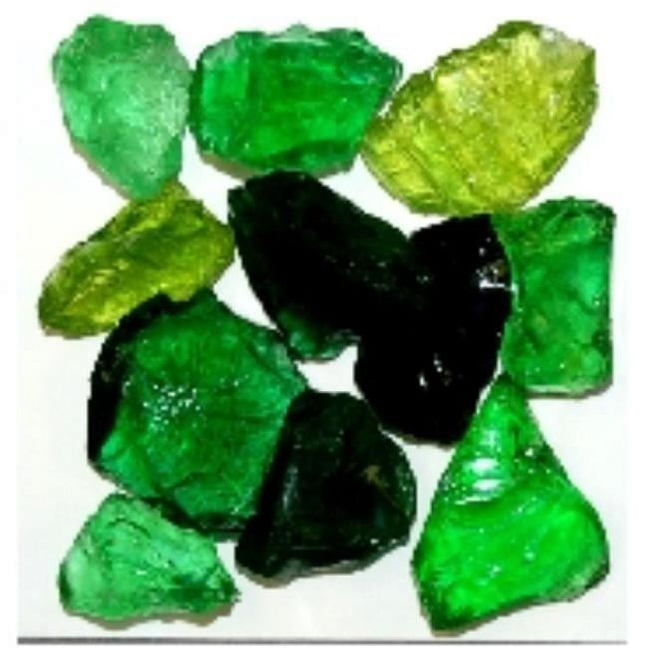 Recycled Chunky Glass, Forest Mix - Medium - 0.5-1 in. - 25 lbs