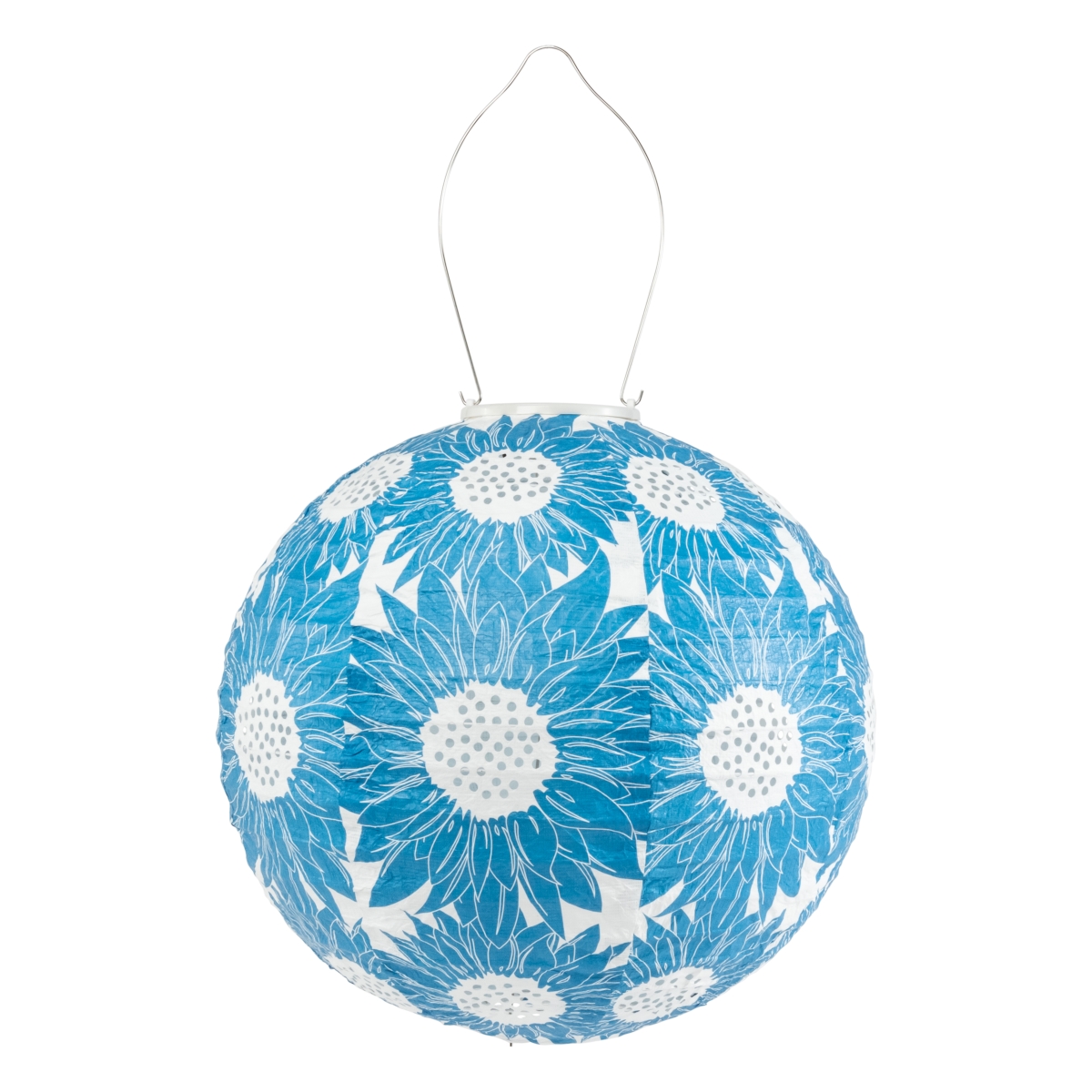 Allsop Home & Garden, Soji Stella - Sunflower - 12" Solar Lantern - Sapphire