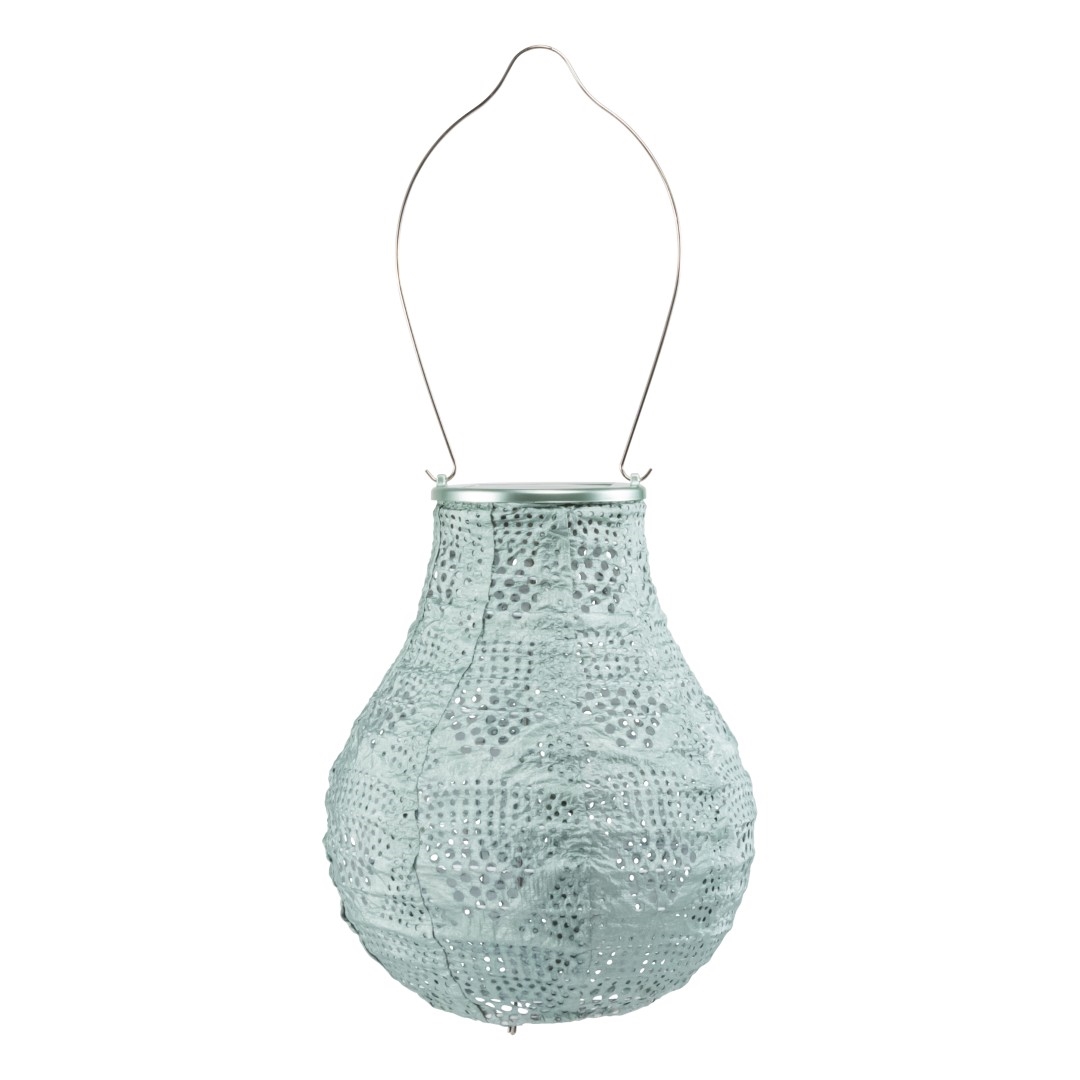 Allsop Home & Garden, Soji Stella - Bulb - 8" Solar Lantern - Sage