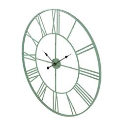 Picture of Aspire Home Accents 7845 Solange Round Metal Wall Clock&#44; Blue & Green - 36 in.