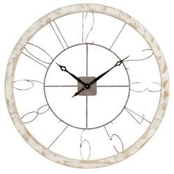 Picture of Aspire Home Accents 6282 Penelope Large Iron & Wood Wall Clock