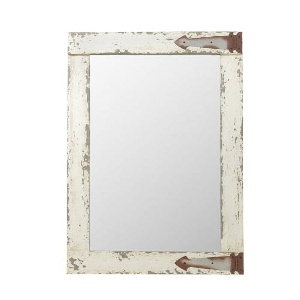 Picture of Aspire 8323 36 in. Serenad Farmhouse Wall Mirror, White
