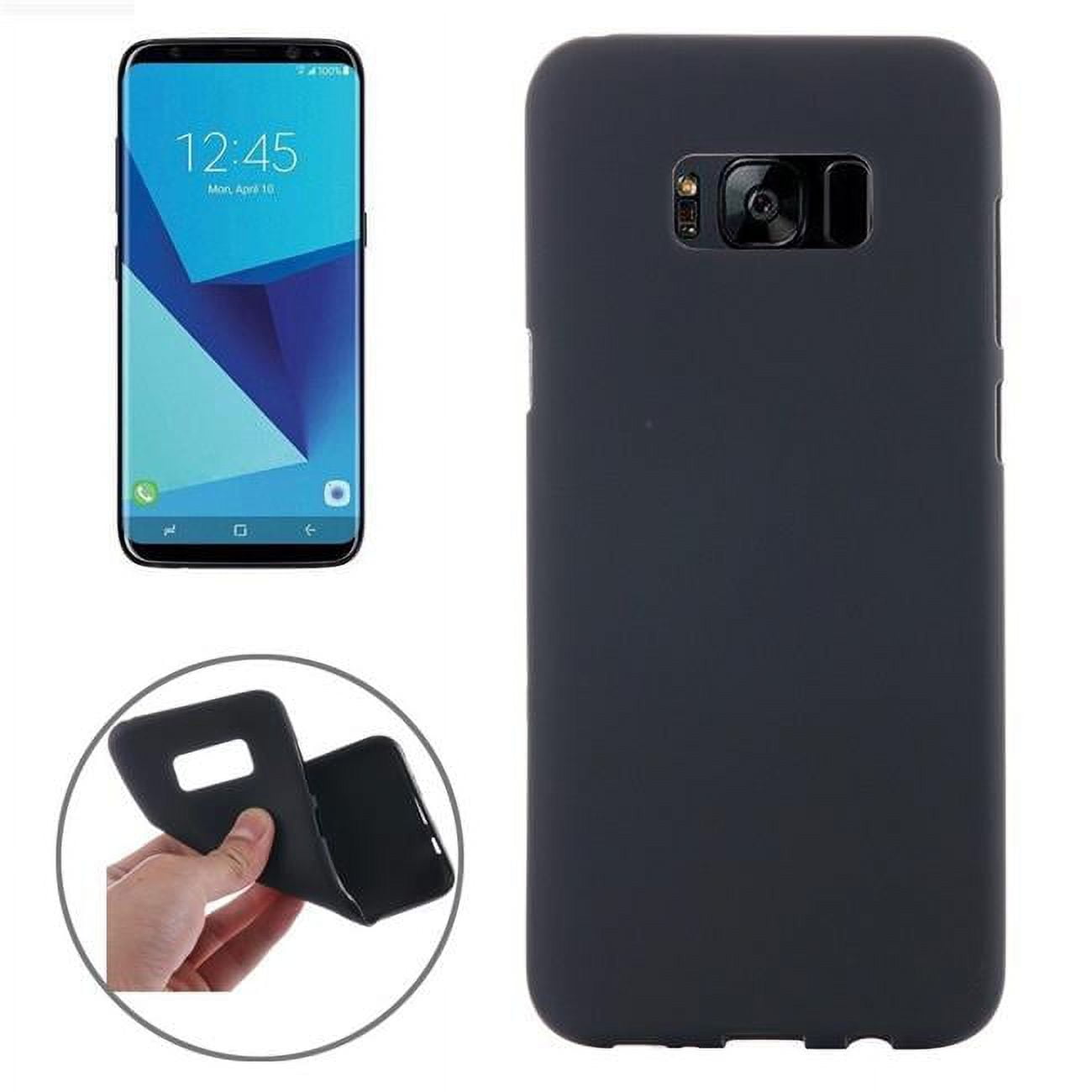 Picture of Tuff Luv I1-93 Soft Feel TPU Smartphone Case for Samsung Galaxy S8 Plus - Black