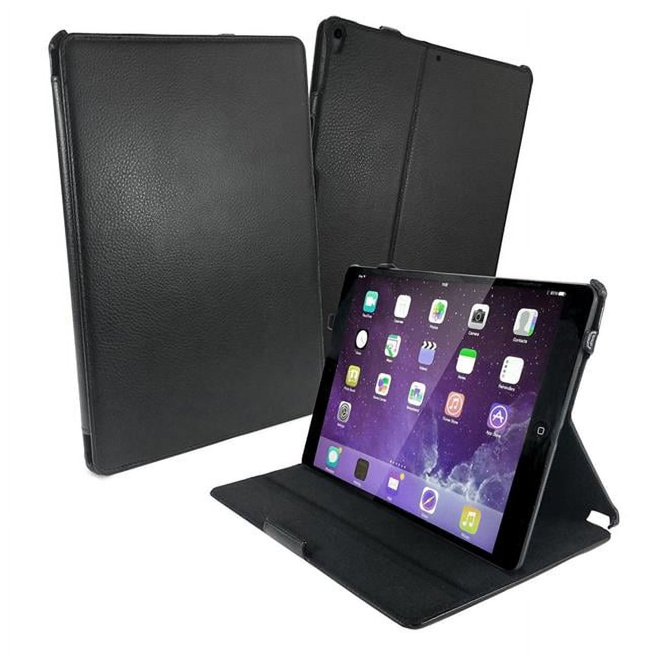 D1-49 Multi-View Faux Leather Case Cover & Stand for Apple iPad Pro, Black - 10.5 in -  Tuff-luv, D1_49