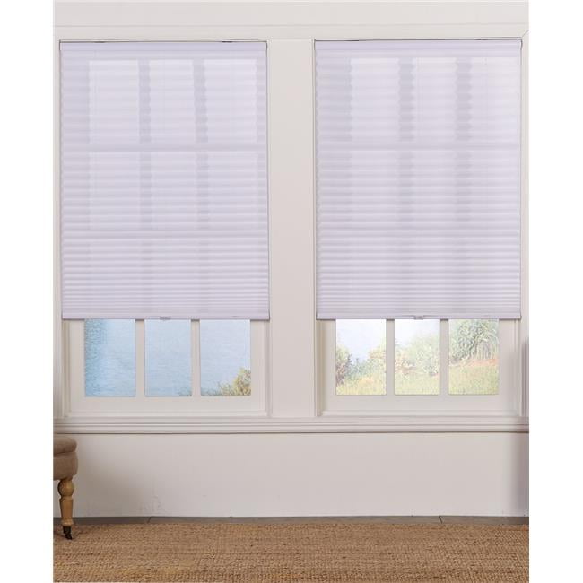 Cordless Light Filtering Pleated Shade, White - 66 x 72 in.