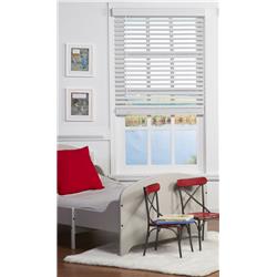 Picture of Safe Styles UBJ63X72WT 2 in. Cordless Faux Wood Blind&#44; White - 63 x 72 in.