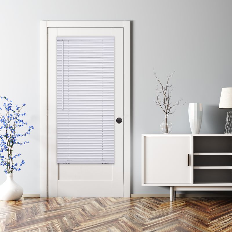 Picture of Safe Styles 1DWT250720 25 x 72 in. Magnetic Mini Blind for Metal Door - White