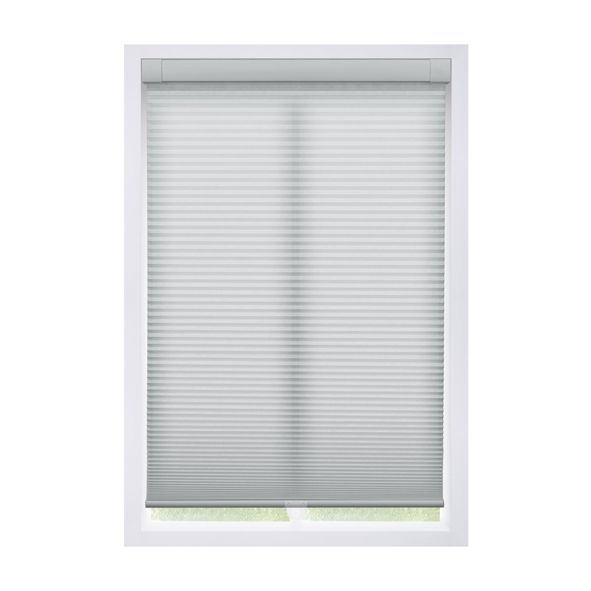 2CGR200480 No Drill EZ Grip Light Filtering Cellular Shade, Gray, 20' W x 48' H