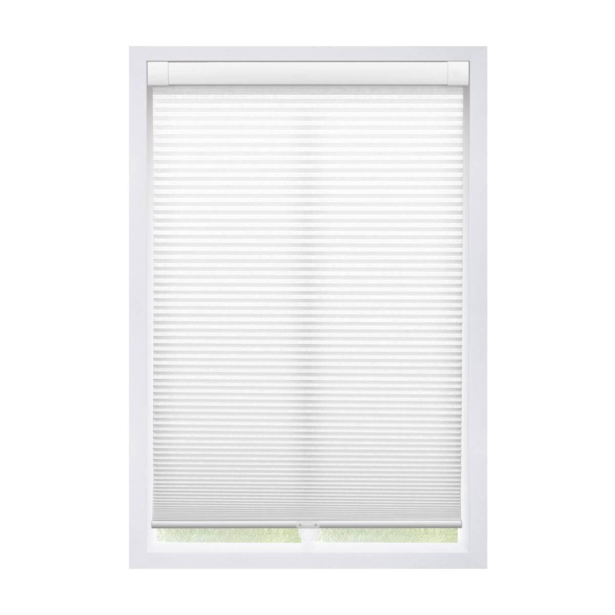 2CWT350360 No Drill EZ Grip Light Filtering Cellular Shade, White, 35' W x 36' H