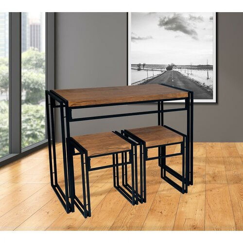 Picture of Atlantic 82008037 Urban Small Dining Table&#44; Black