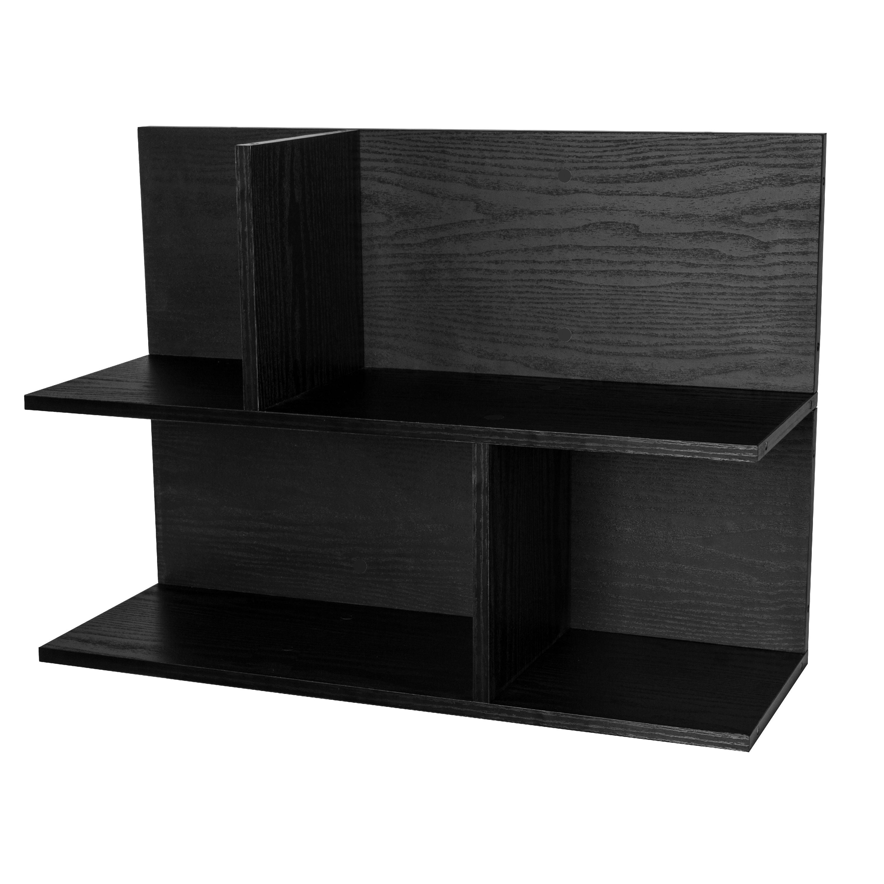 Picture of Atlantic 38408097 Infiniti Modular Shelf&#44; Black - Pack of 2