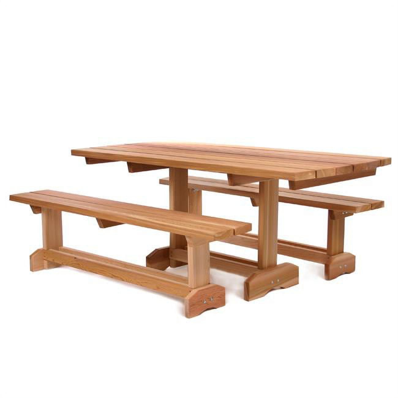 Picture of All Things Cedar MT70-3 6 ft. Market Table Set - 3 Piece