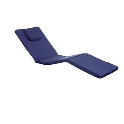 Picture of All Things Cedar TC70-B Chaise Lounger Cushion&#44; Blue