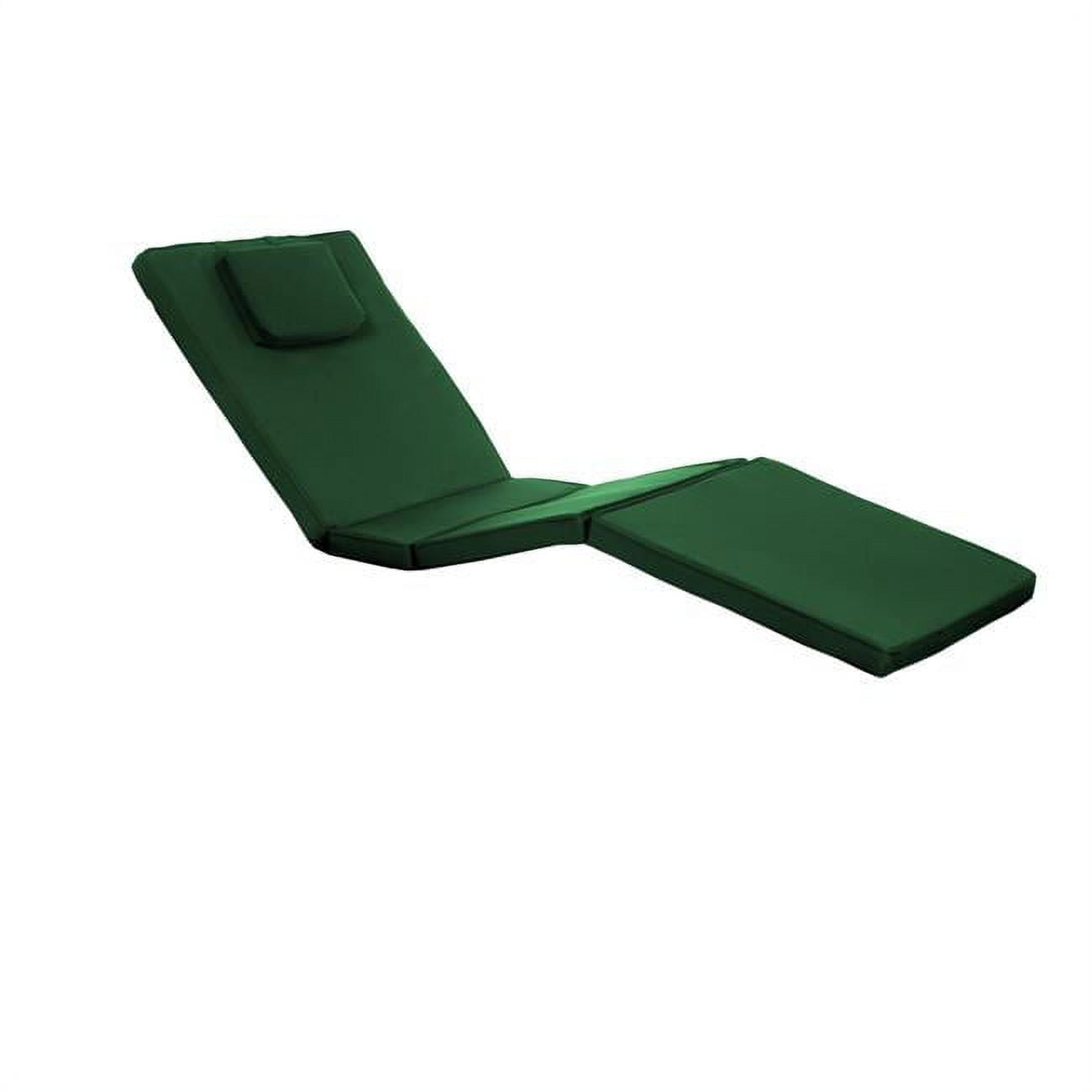 Picture of All Things Cedar TC70-G Chaise Lounger Cushion&#44; Green