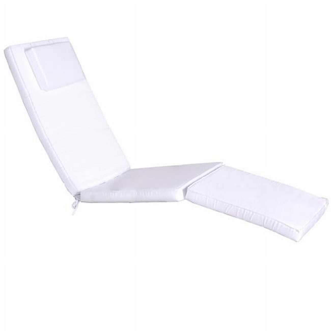 Picture of All Things Cedar TC53-RW Steamer Chair Cushion&#44; Royal White
