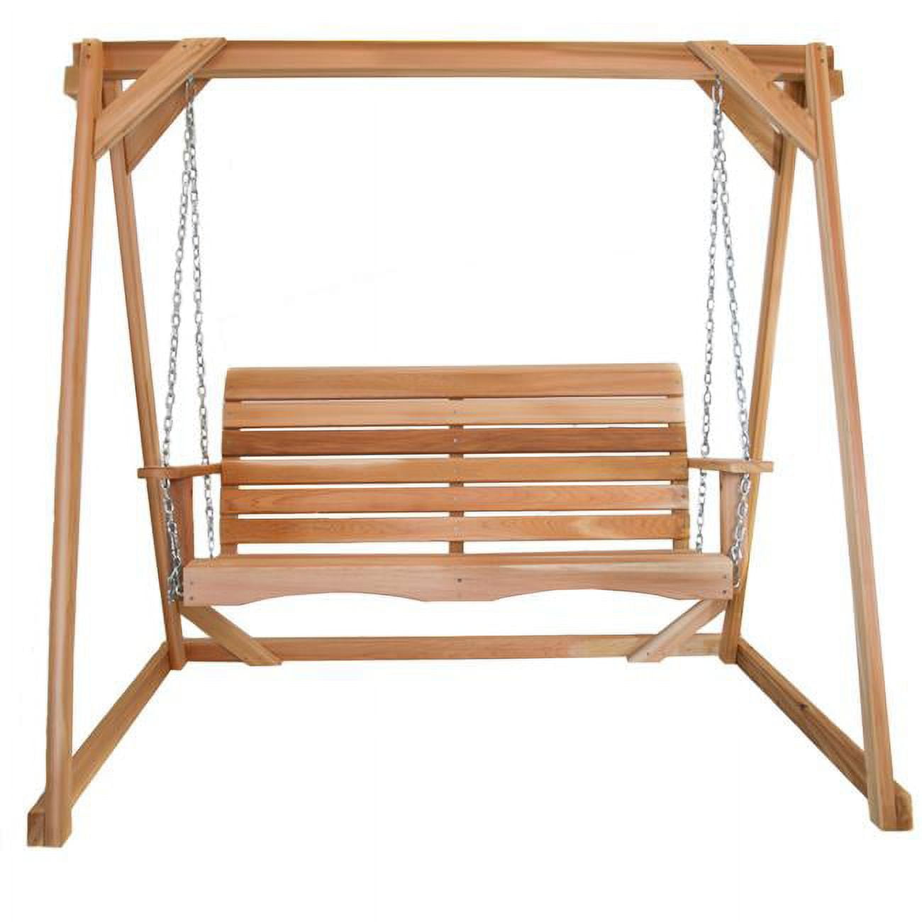 8 ft. A-Frame & 4 ft. Swing Set