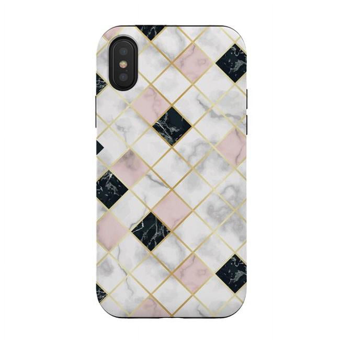 Picture of ArtsCase AC-00365024 Marble Geometry III Tough Case for iPhone XS & X