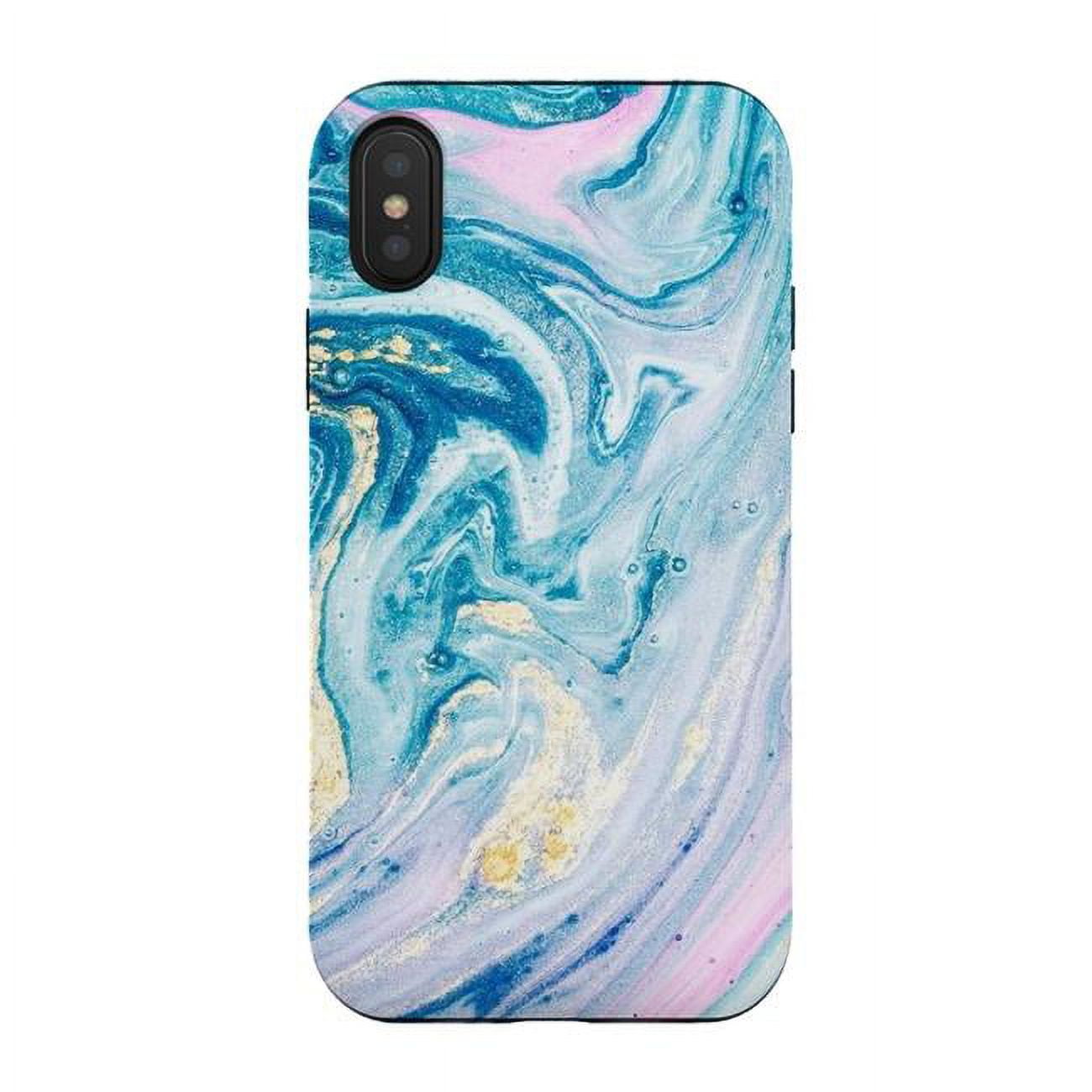 Picture of ArtsCase AC-00365209 Pink & Blue Marble Tough Case for iPhone XS & X