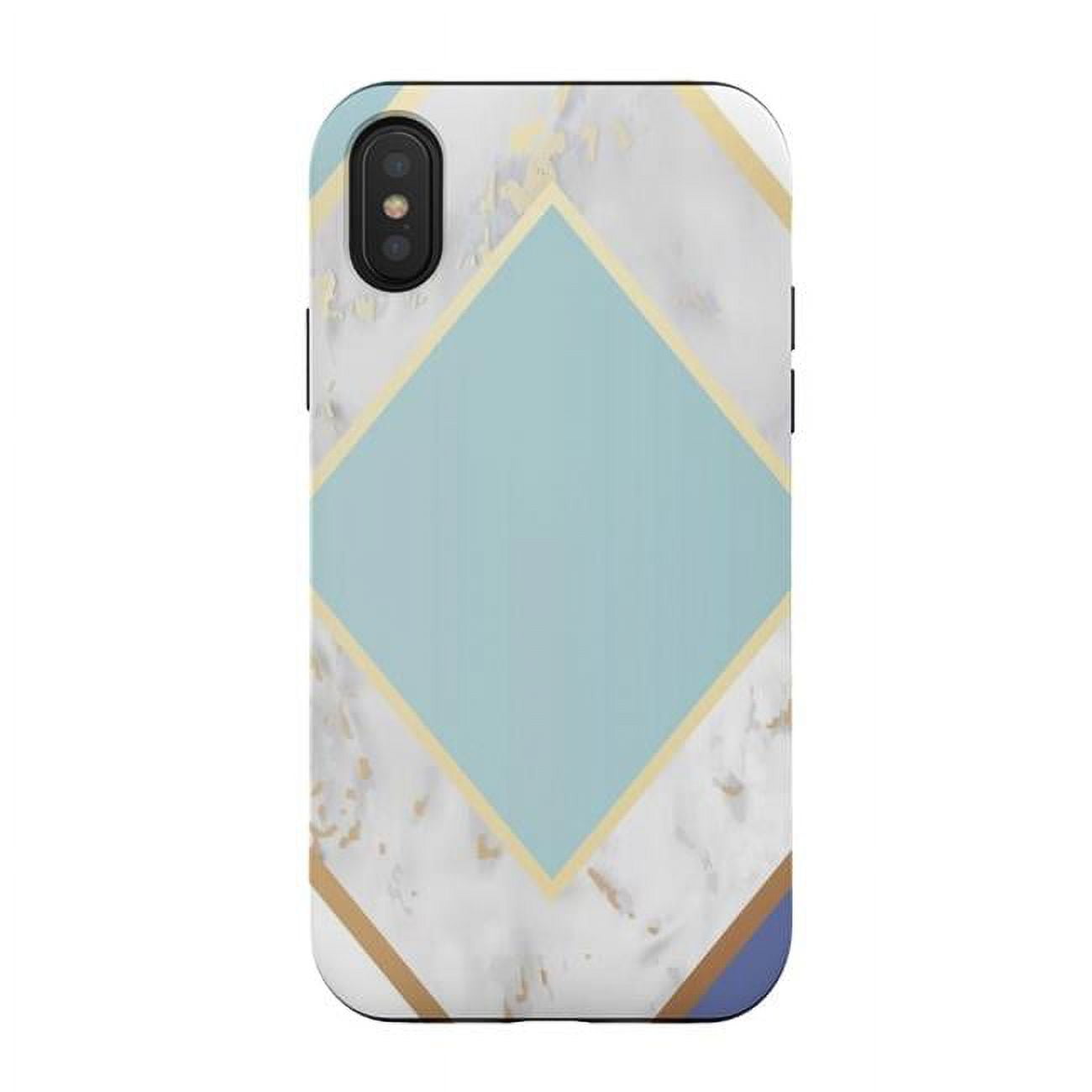 Picture of ArtsCase AC-00365287 Marble Geometry 4 Tough Case for iPhone XS & X