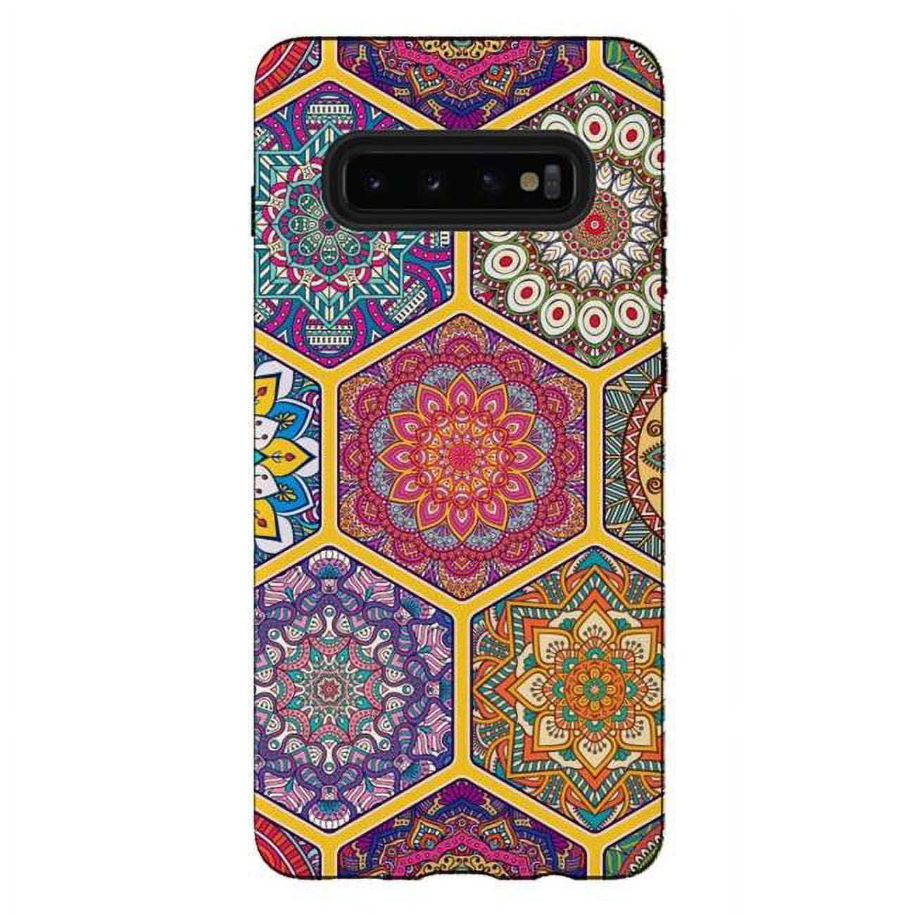 Picture of ArtsCase AC-00364423 Mosaic Mandalas 77 Tough Phone Case for Samsung Galaxy S10 Plus