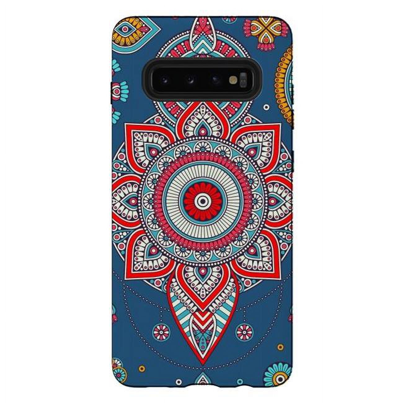 Picture of ArtsCase AC-00364476 Blue Mandala of the Indians Tough Phone Case for Samsung Galaxy S10 Plus