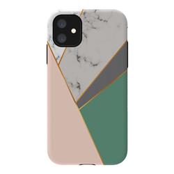 Picture of ArtsCase AC-00566610 Modern Geometric Design with Golden Lines for Strong Fit Apple iPhone 11 Case