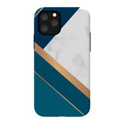 AC-00566602 Marble Gold Triangles on the Marble Design for Strong Fit Apple iPhone 11 Pro Case