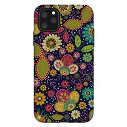 AC-00571626 Pretty Green Multicolor Flowers for Strong Fit Apple iPhone 11 Pro Max