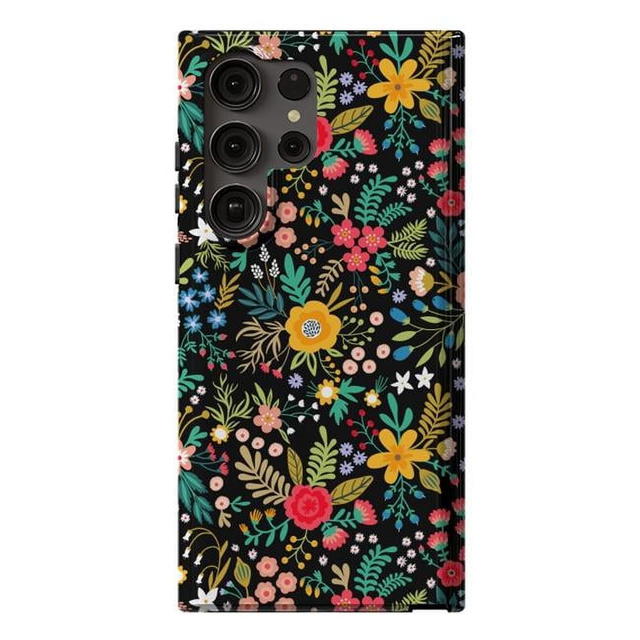 Picture of ArtsCase AC-02278627 Elegant Floral Pattern Strong Fit Designer Cases for Galaxy S23 Ultra