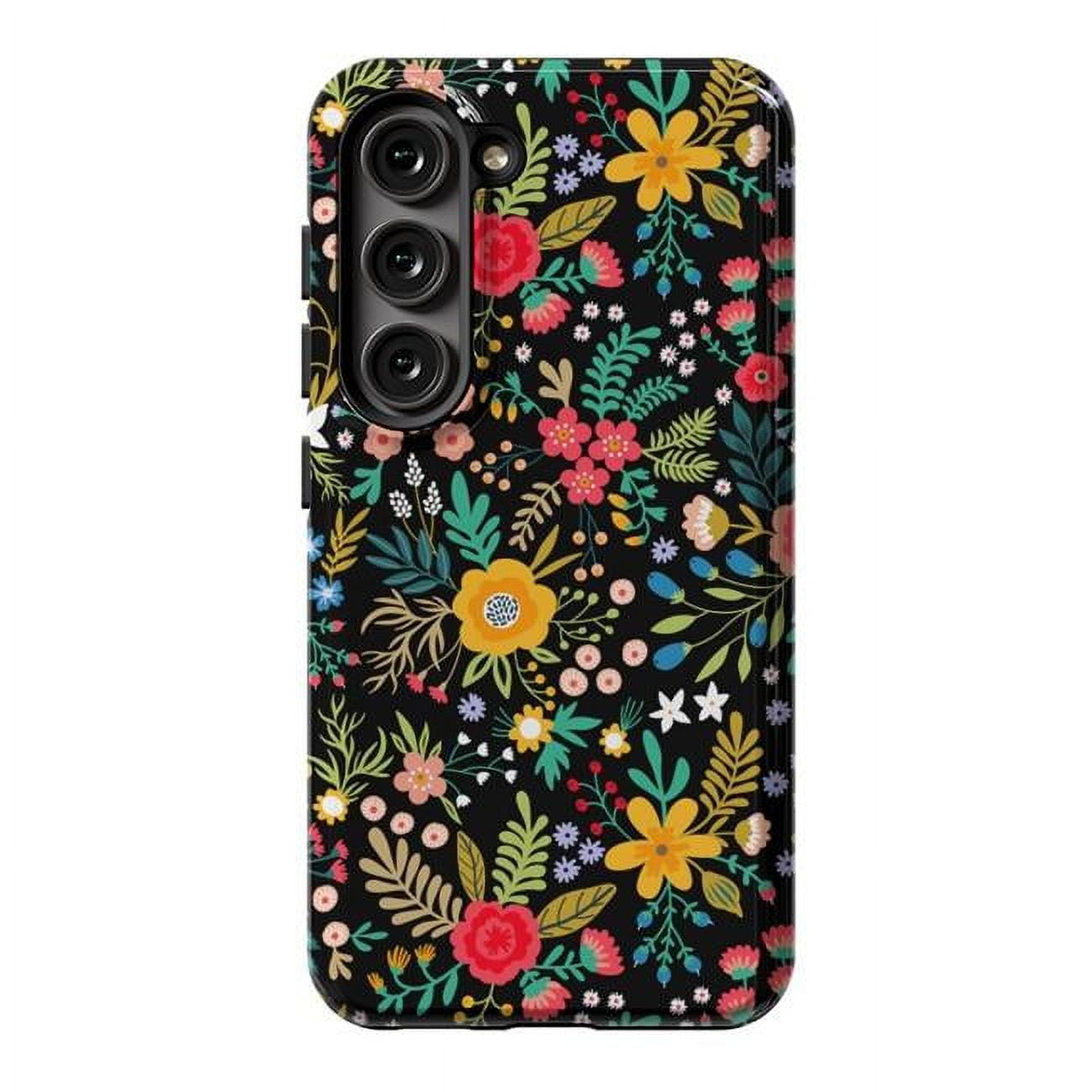 Picture of ArtsCase AC-02278625 Elegant Floral Pattern Strong Fit Designer Cases for Galaxy S23