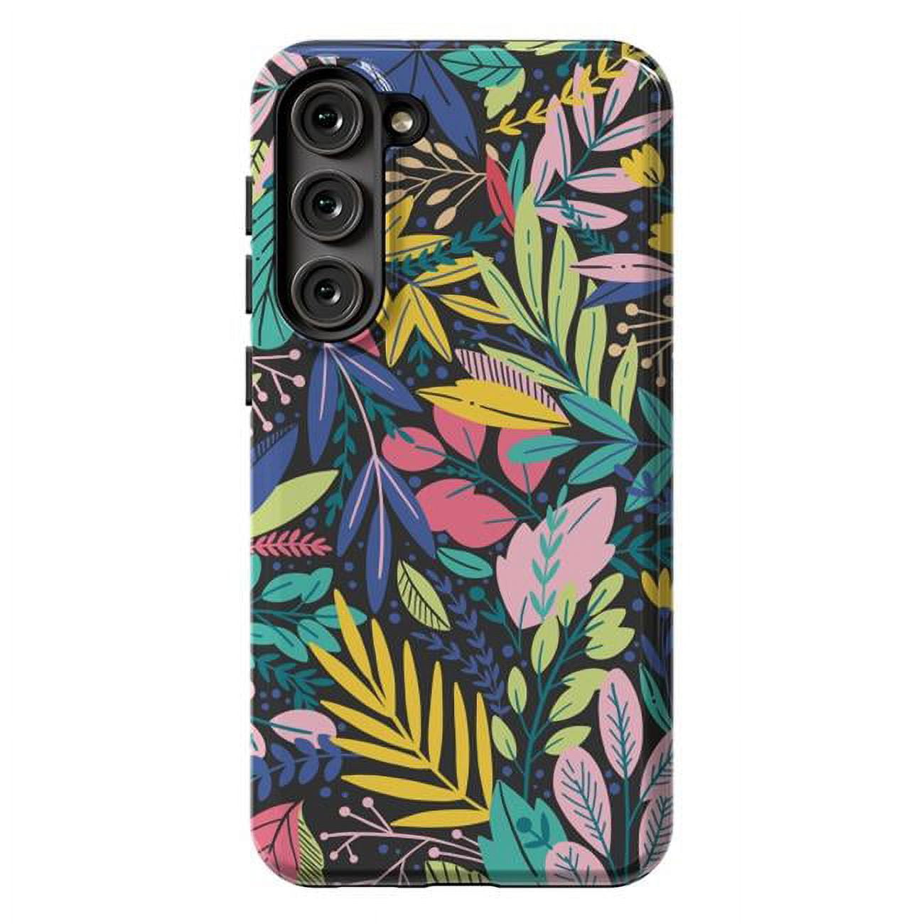 Picture of ArtsCase AC-02278790 Tropical Flowers Strong Fit Designer Cases for Galaxy S23 Plus