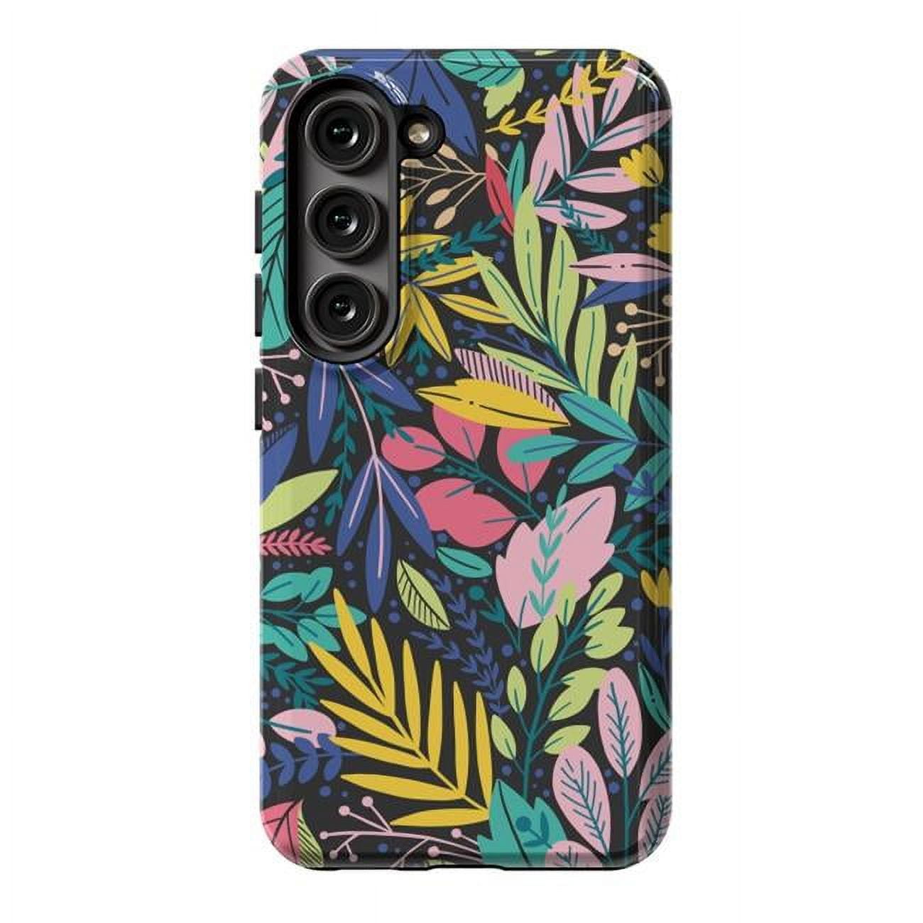 Picture of ArtsCase AC-02278789 Tropical Flowers Strong Fit Designer Cases for Galaxy S23