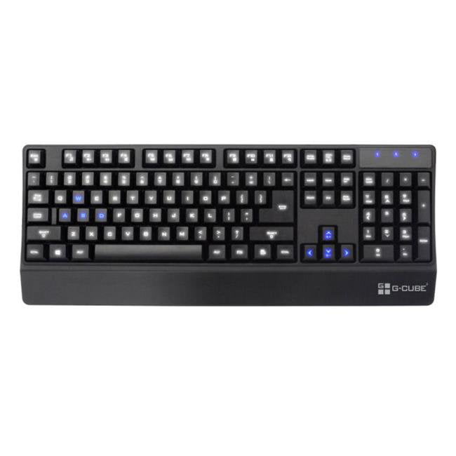 Picture of A4tech GKL-58 G-Cube Illuminate Light Gaming Computer Keyboard&#44; Blue & White
