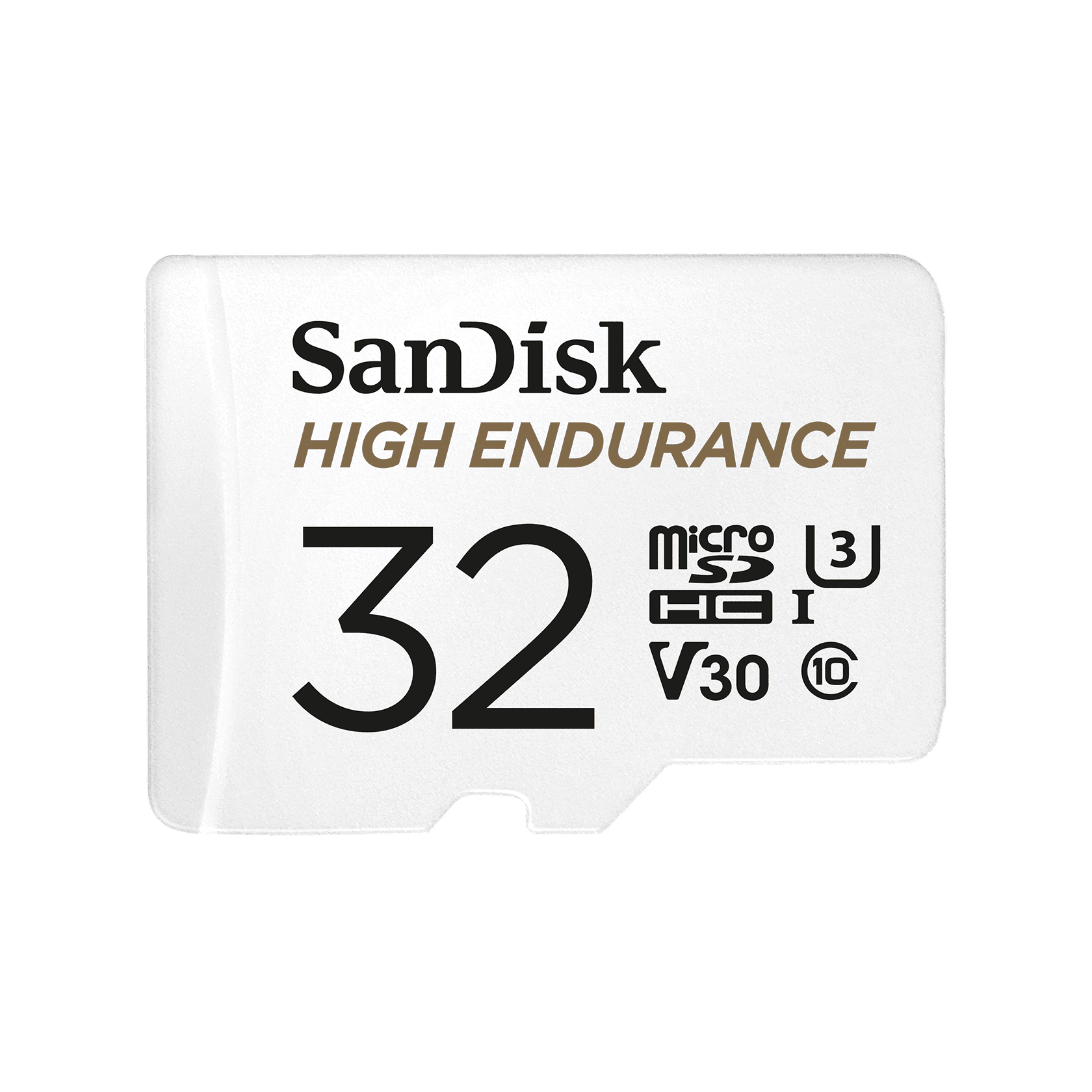 Picture of Sandisk SDSQQNR-032G-AN6IA 32GB High Endurance MicroSDHC U3, V30, C10 Full HD Recording With Adapter