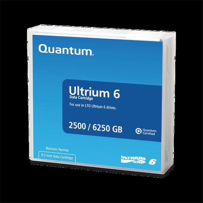 Picture of Quantum MR-L6MQN-03-20PK LTO Ultrium-6 2.5TB-6.25TB Metal Paticle Data Cartridge with Cases - Pack of 20