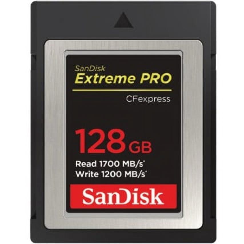 Picture of SanDisk SDCFE-128G-ANCNN Extreme Pro CFexpress Card 128GB 1700 & 1200 MB-S&#44; W-JC&#44; R