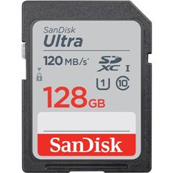 Picture of SanDisk SDSDUN4-128G-AN6IN 128GB Ultra UHS-I SDXC Memory Card - Class 10 & UHS-I&#44; 120MBs