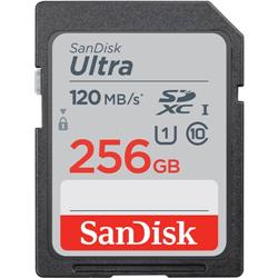 Picture of SanDisk SDSDUN4-256G-AN6IN 256GB Ultra UHS-I SDXC Memory Card - Class 10 & UHS-I&#44; 120MBs