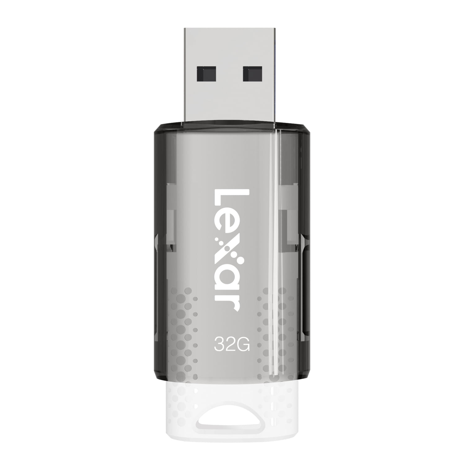 Picture of Lexar LJDS060032G-BNBNU 32GB Jump S60 USB 2.0 Flash Drive with Cap&#44; White & Black