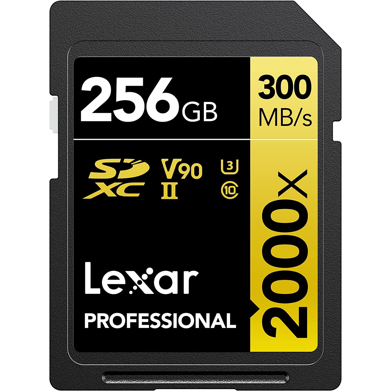 Picture of Lexar LSD2000256G-BNNNU 256GB Professional 2000X UHS-II SDXC Memory Card
