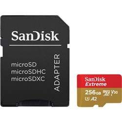 SDSQXAV-256G-AN6MA 256GB UHS-I Extreme MicroSDXC Memory Card with Adapter -  SanDisk