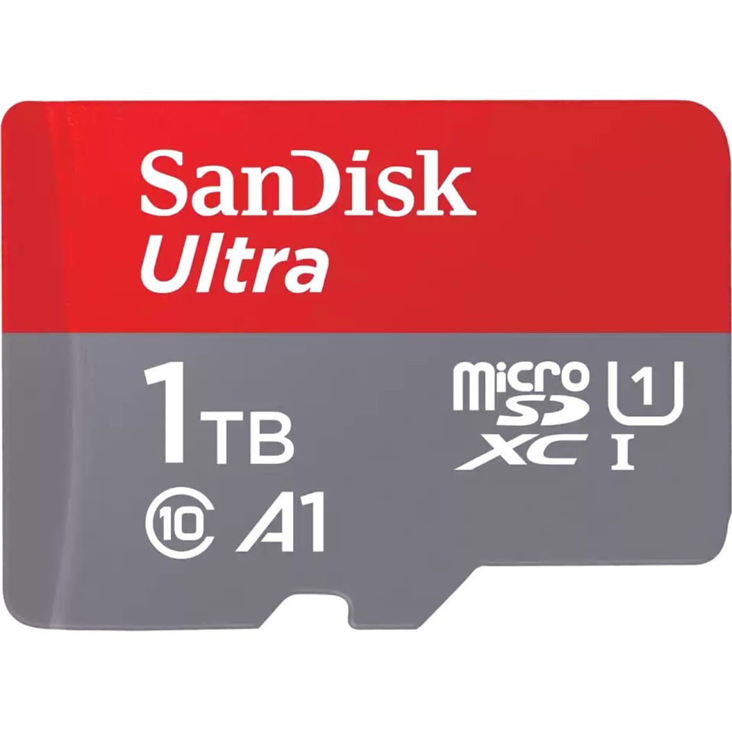 1TB 150MBs C10 UHS U1 & A1 Ultra MicroSDHC Memory Card with Adapter