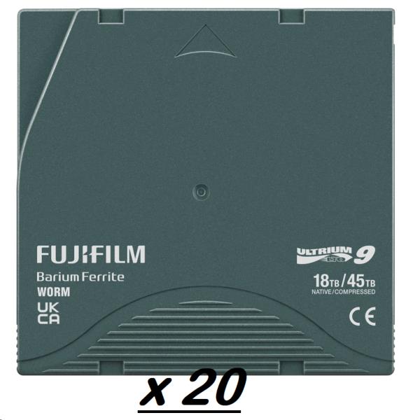Picture of Fuji 16659059 LTO Ultrium-9 16659059 18TB & 45TB LTO-9 WORM Tape